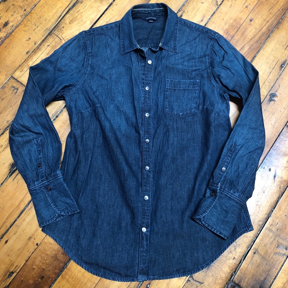Classic Lands End Chambray Shirt